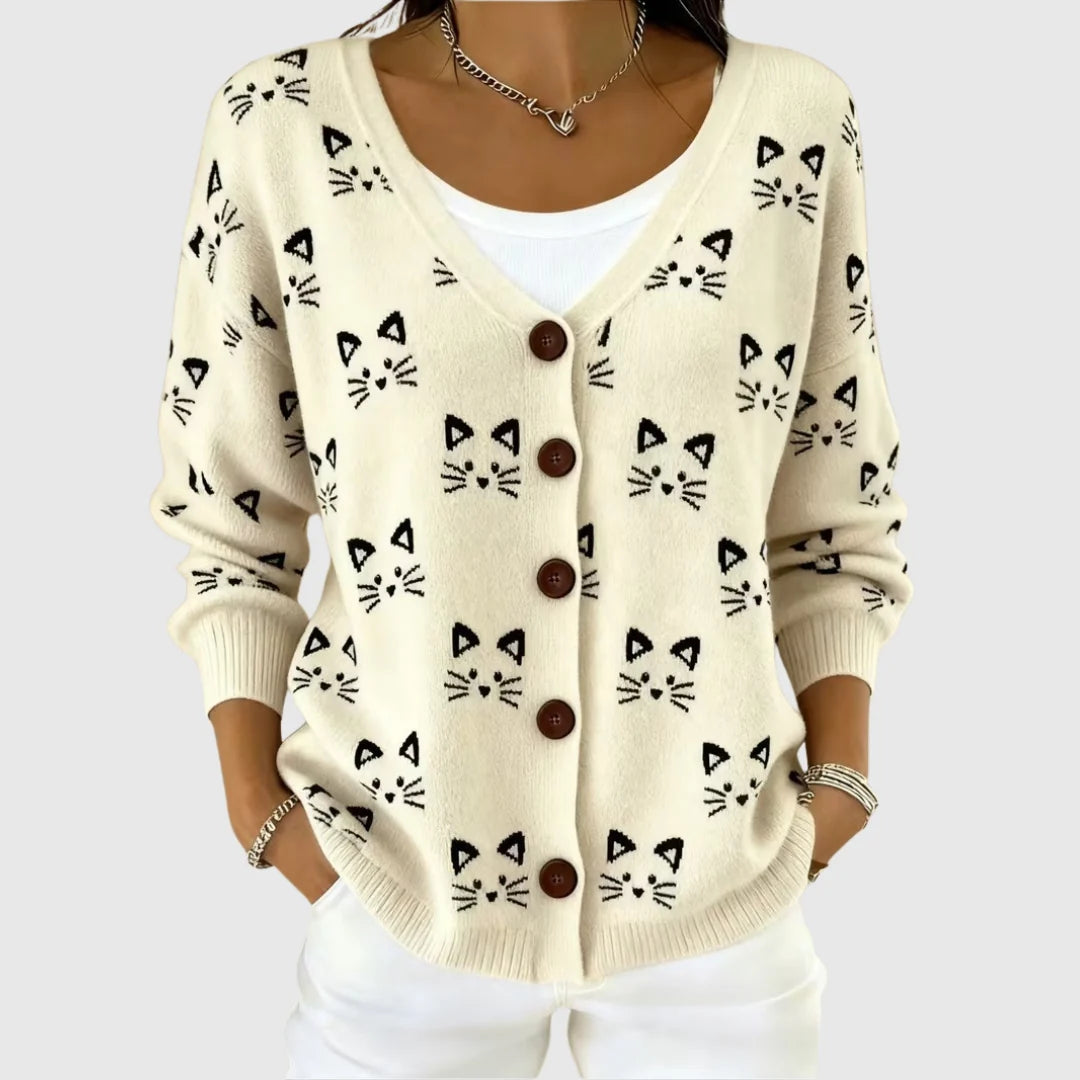 Adela | Chaqueta de punto abotonada
