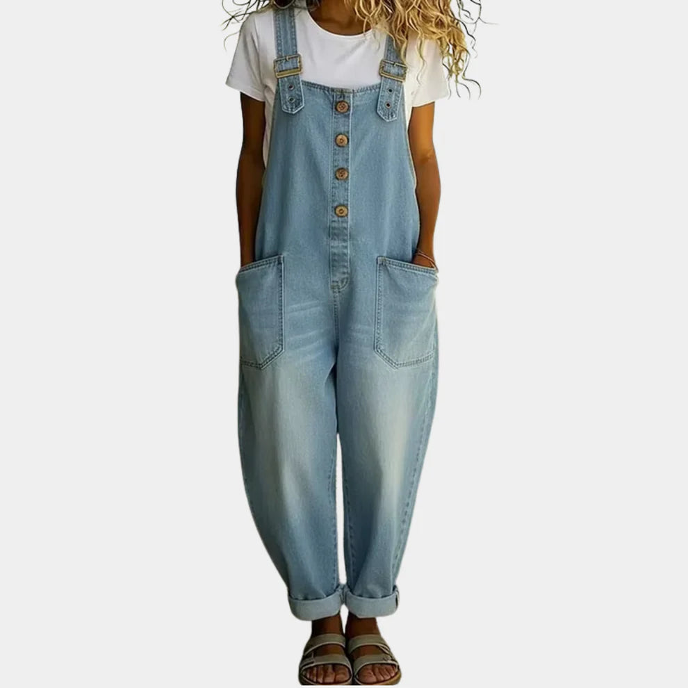 Lucía™ | Peto vaquero de estilo vintage y cómodo
