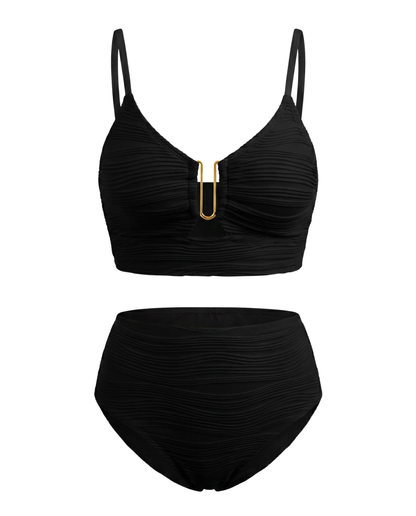 Bikini de encaje con aberturas