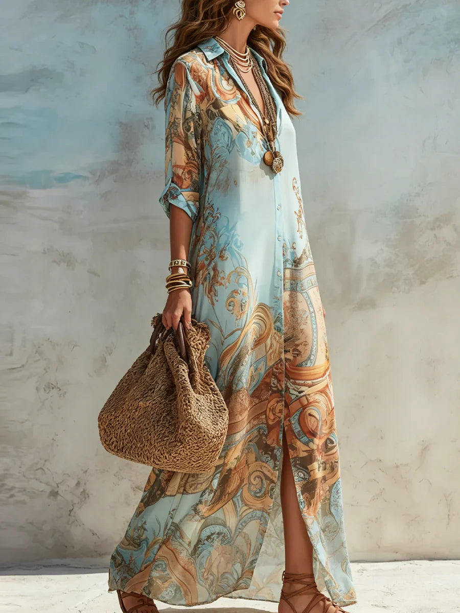 Mara | Elegante vestido de verano de corte fluido