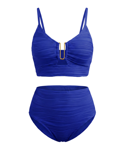 Bikini de encaje con aberturas