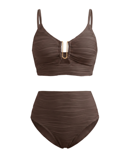 Bikini de encaje con aberturas