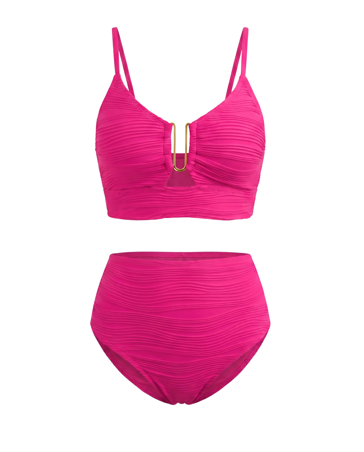 Bikini de encaje con aberturas