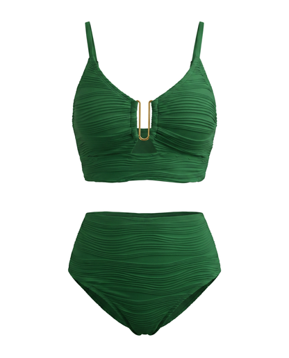 Bikini de encaje con aberturas