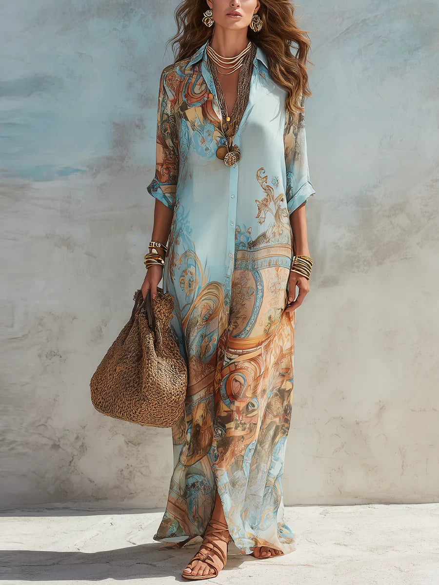 Mara | Elegante vestido de verano de corte fluido