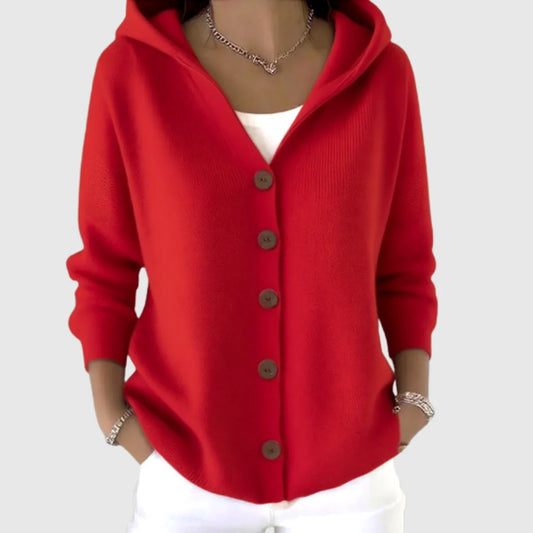 Gabriela | Chaqueta de punto con capucha