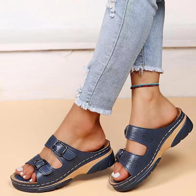 Sandalias Ortopédicas para Espolón Calcáneo, Pies Anchos y Artrosis