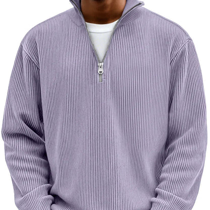 Carlos | Jersey de hombre con media cremallera