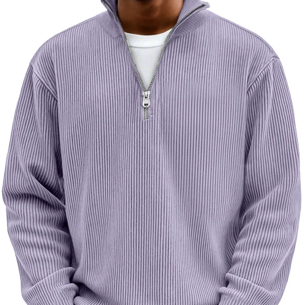 Carlos | Jersey de hombre con media cremallera