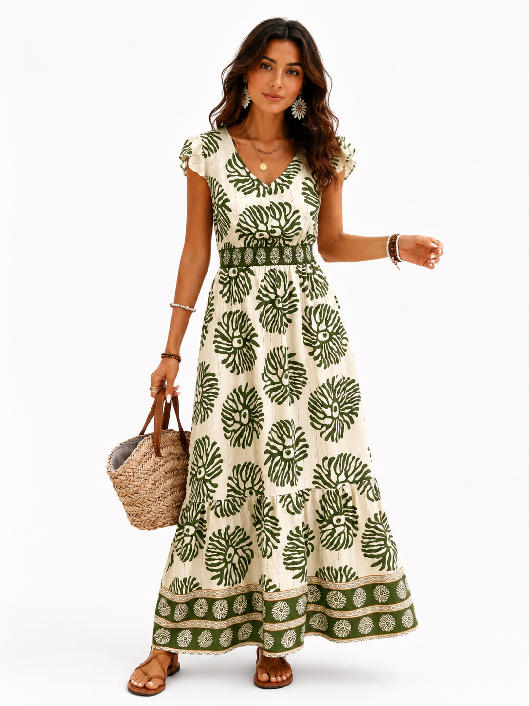 Bianca™ | Vestido Maxi Estampado