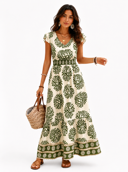 Bianca™ | Vestido Maxi Estampado