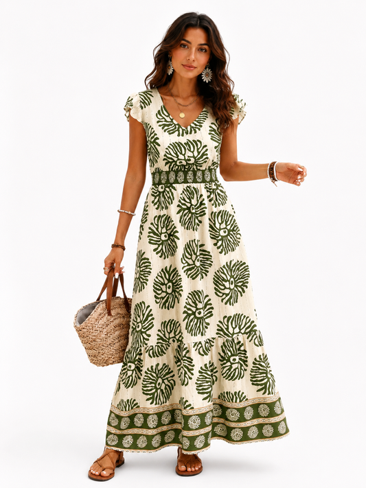 Bianca™ | Vestido Maxi Estampado