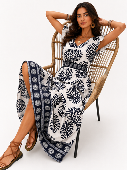 Bianca™ | Vestido Maxi Estampado