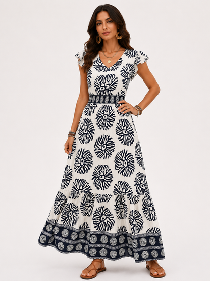 Bianca™ | Vestido Maxi Estampado
