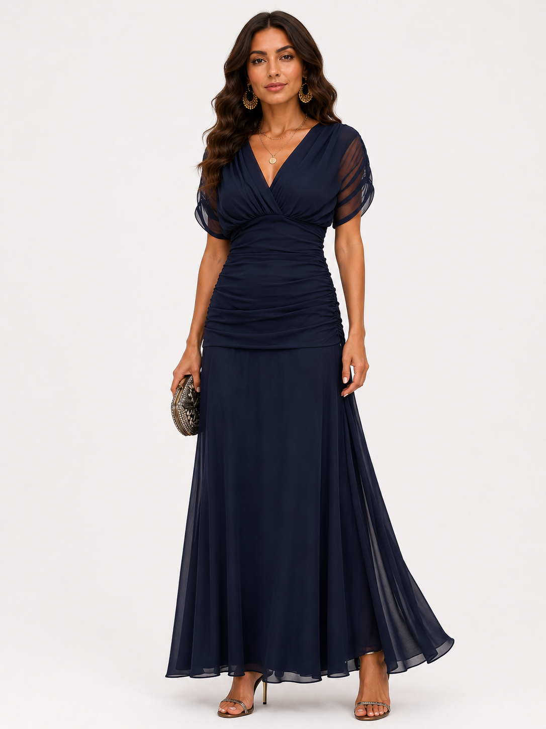 Helena™ Vestido azul elegante