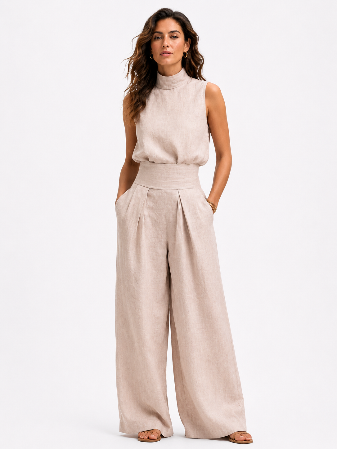 Celeste™ | Conjunto Minimalista de Lino