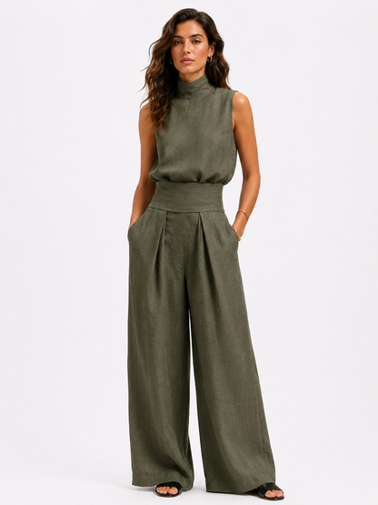 Celeste™ | Conjunto Minimalista de Lino