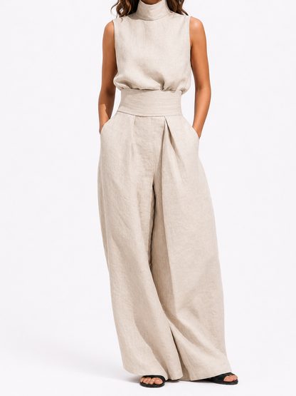 Celeste™ | Conjunto Minimalista de Lino