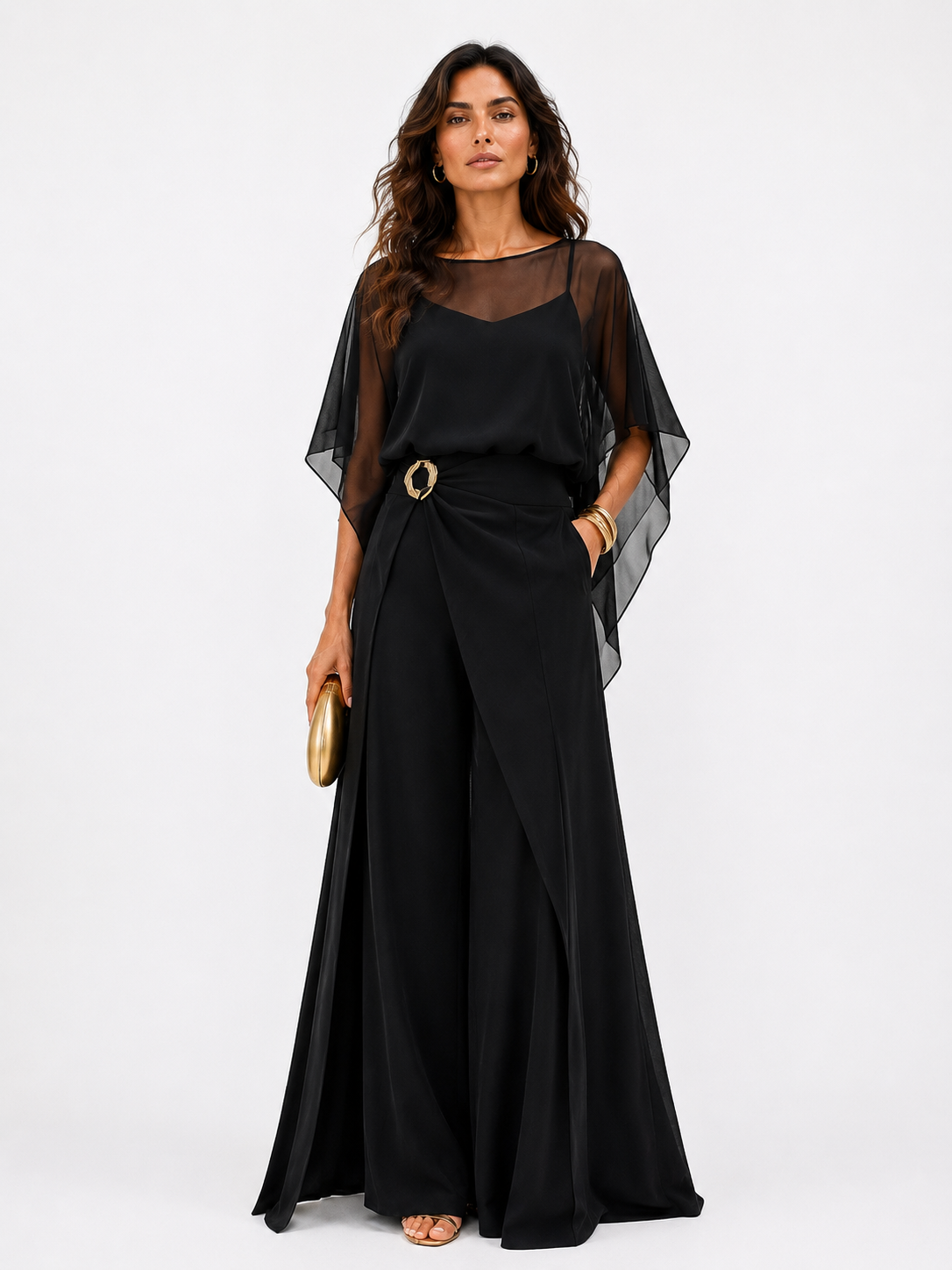Samara™ | Mono Elegante con Sobrefalda Fluida