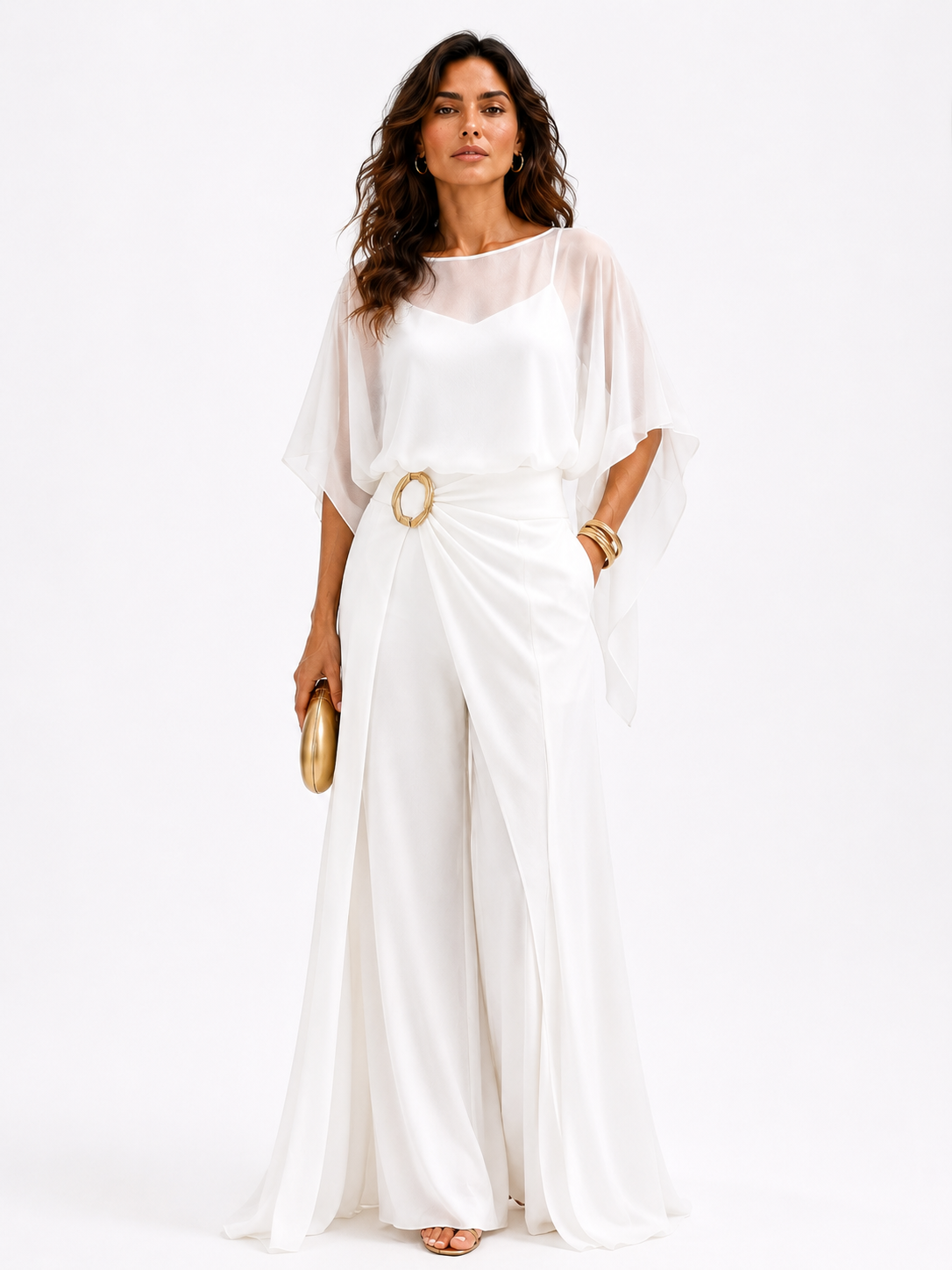 Samara™ | Mono Elegante con Sobrefalda Fluida