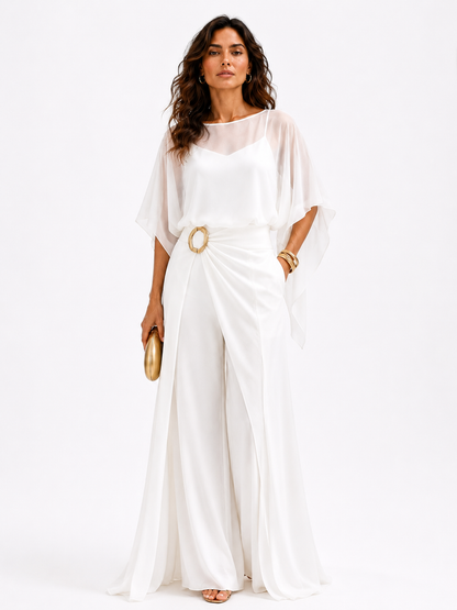 Samara™ | Mono Elegante con Sobrefalda Fluida