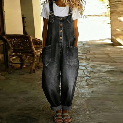 Lucía™ | Peto vaquero de estilo vintage y cómodo