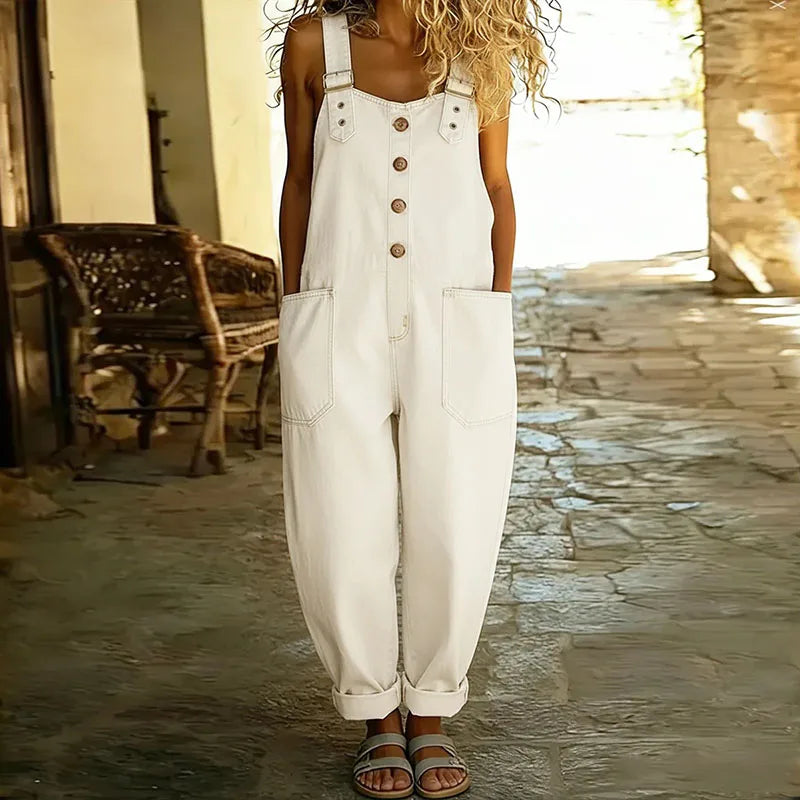 Lucía™ | Peto vaquero de estilo vintage y cómodo