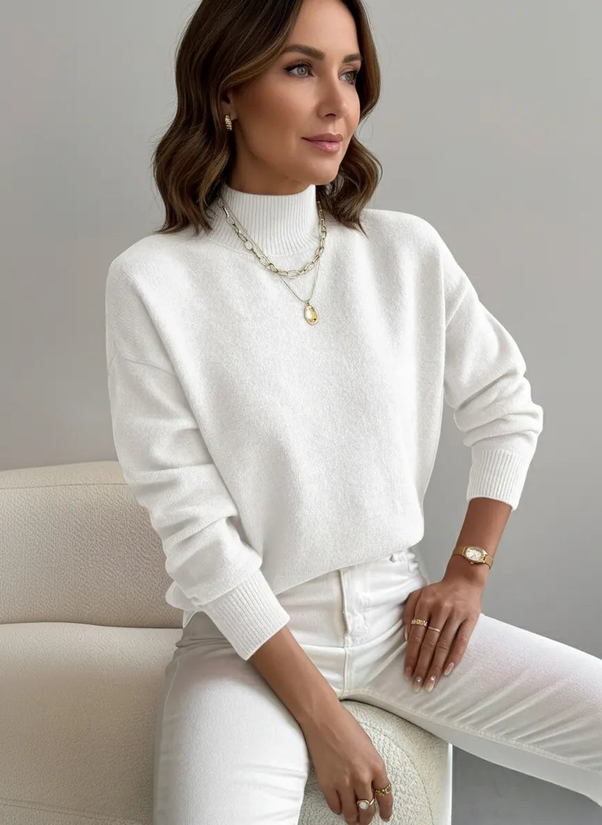 Lara | Jersey de cuello alto