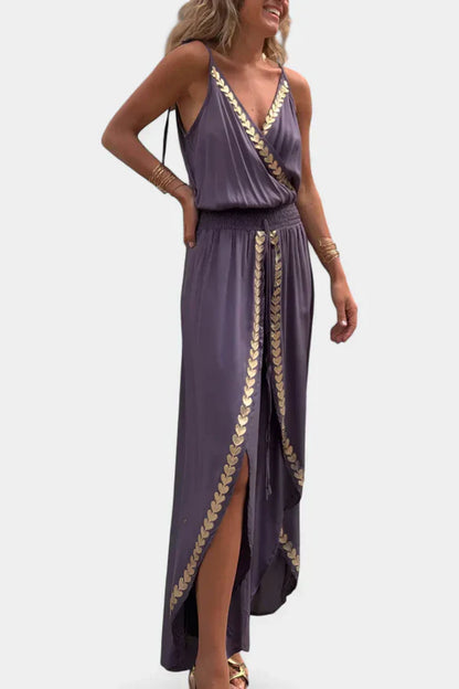 Claudia™ Mono Elegante con Detalles Dorados