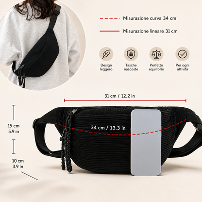 Olga | Bolso de hombro de pana