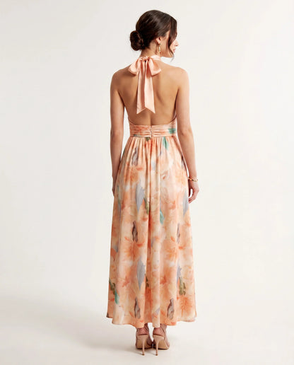 Vestido Largo Estampado