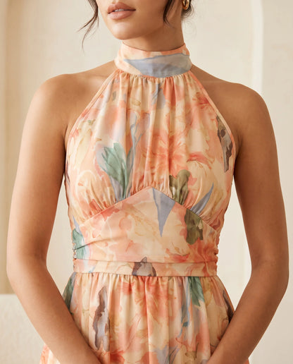 Vestido Largo Estampado